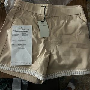 Tuckernuck embroidered tan shorts